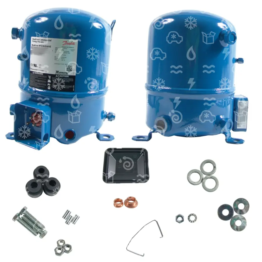 kompresor Maneurop MTZ-28JE4V, MBP - R134a, R404A, R407C, 380 V, 380-400V/3/50Hz, 460/3/60Hz